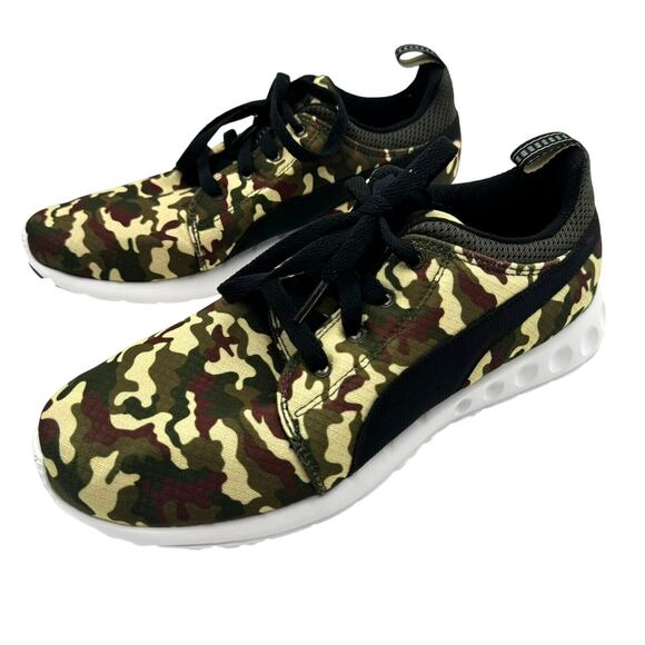 PUMA‎ NEW Men\'s 9 Women\'s 10.5 Carson Runner Army Camo Athletic Shoes Sneakers main image 5
